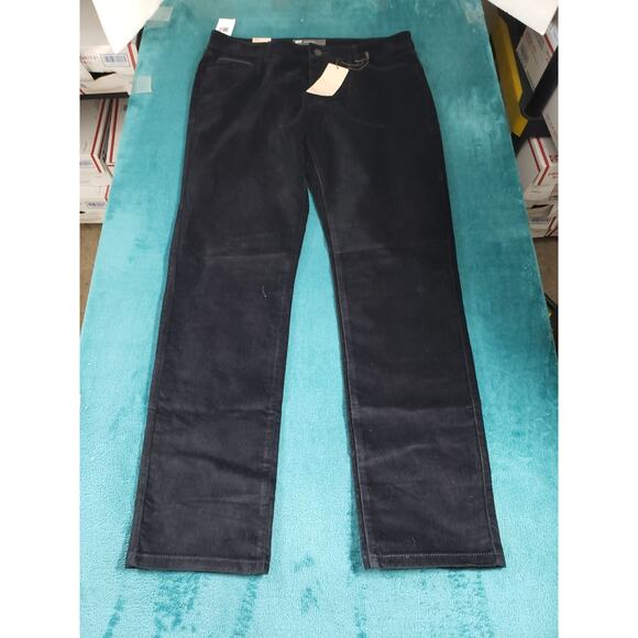 Levis Jeans Size 14 Womens Black Velvet Pants Stretch Mid Rise Skinny NWT - Picture 2 of 16